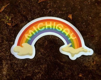Michigay Sticker: Queer Michigan Pride