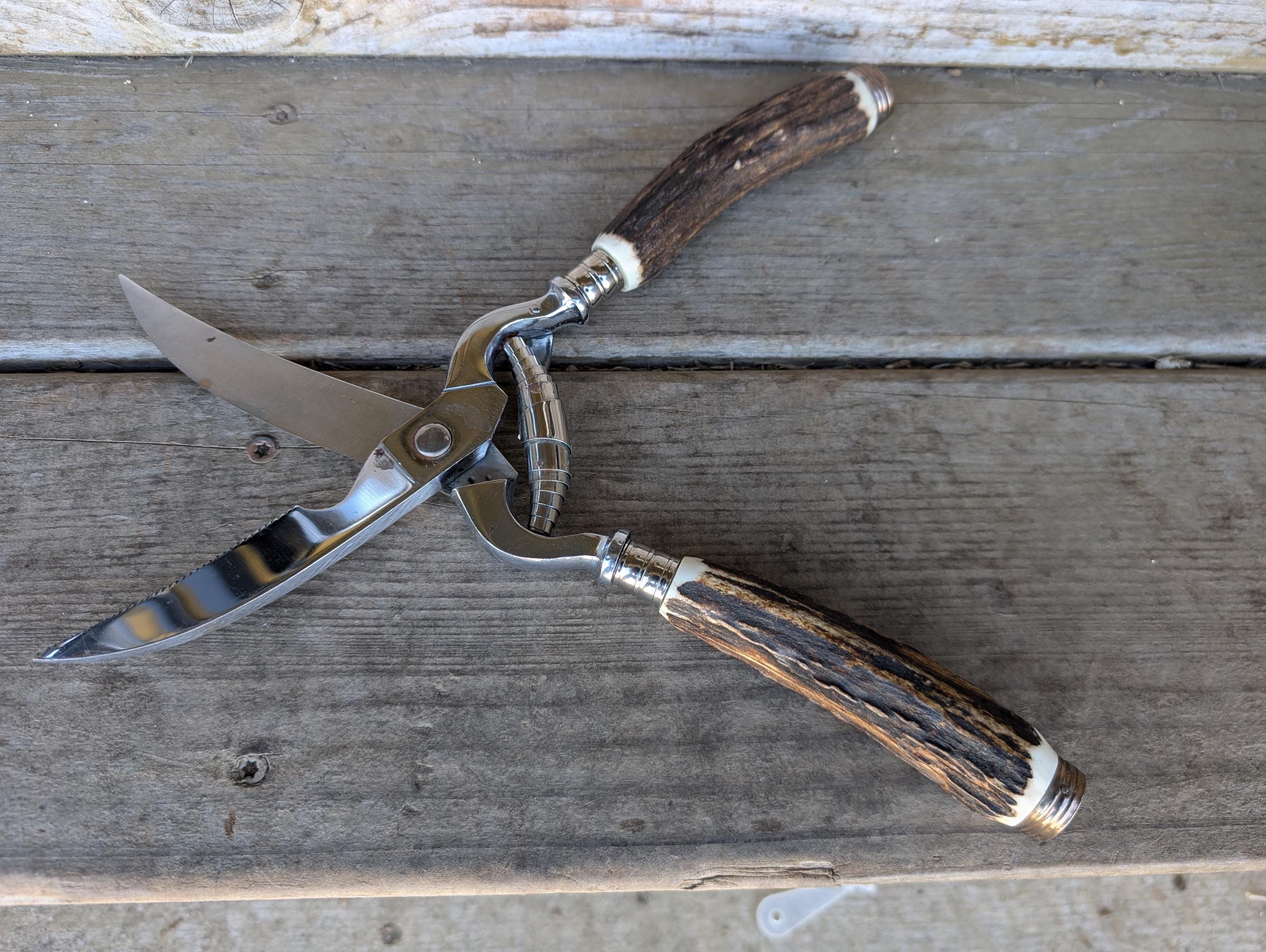 Baronゾーリンゲン鋼★鶏鋏バサミ鹿柄★ビンテージ品希少★ Solingen shears - Etsy 日本