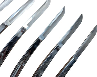 Carvel Hall stainless USA made steak knives lot of 6