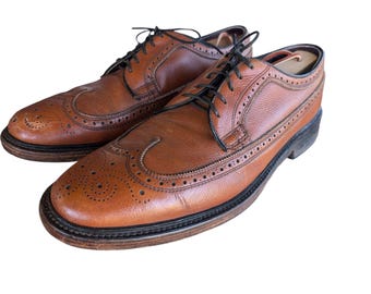 Vintage 80s Allen Edmonds Macneil Burgundy Shell Cordovan  display picture 2