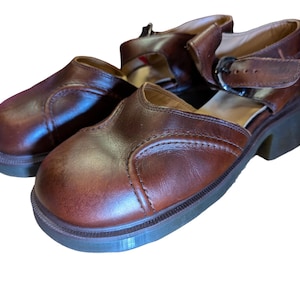Vintage 1990s Dr. Martens Made in England Cross-Strap Sandal Men\'s US 8/EU 42 Dr. Marten Made in England - Etsy main image 3