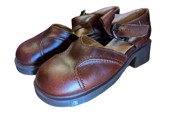 Extremely Rare Dr Martens MIE VTG 1990s Brown Leather  display picture 2