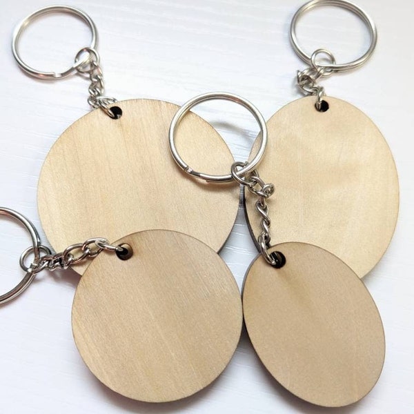 Wooden Key Chain Etsy