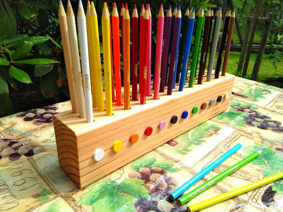 Mini Colored Pencil Desk Organizer, 36, Colored Pencil, Pencil