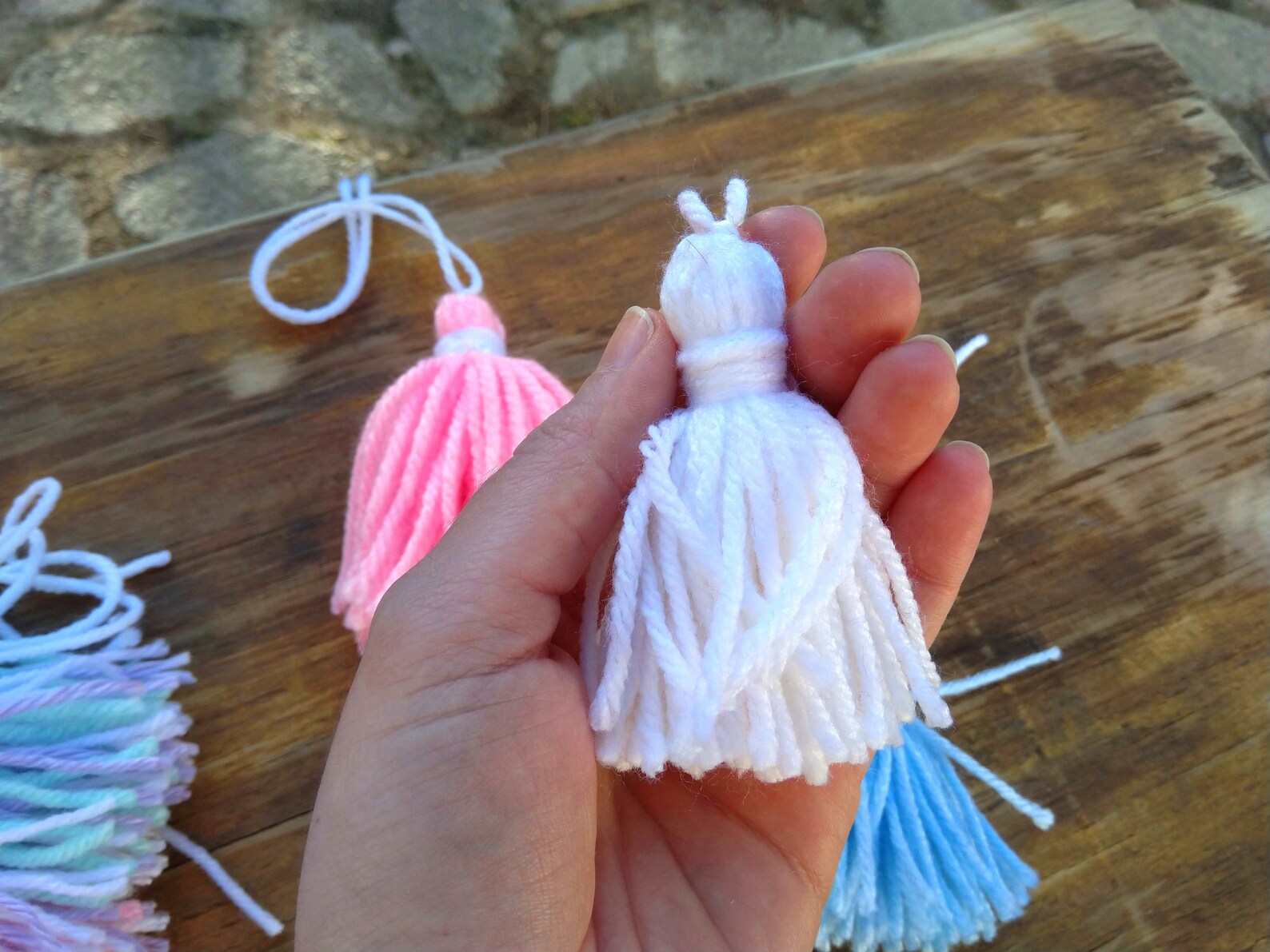 Bulk Set 25 Large Yarn Tassels 3&4 Tassel Etsy