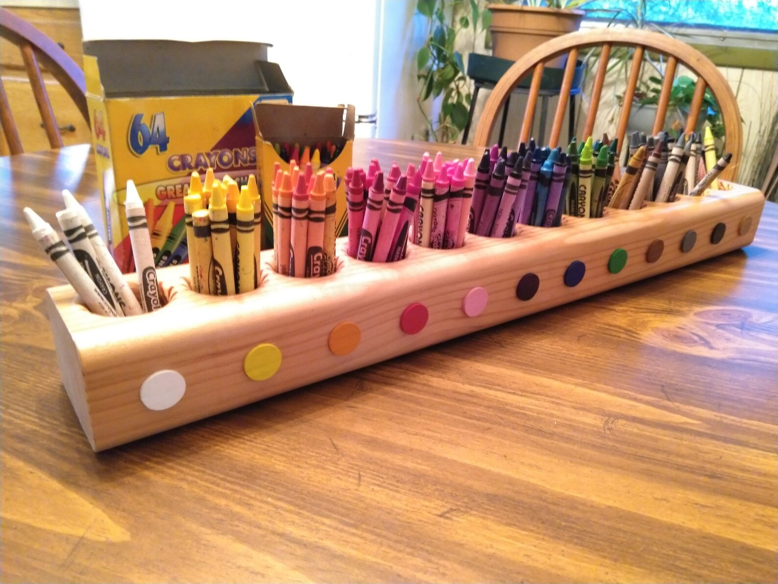 Crayon Organizer Desk Caddy Organizer Crayon Holder Crayons Etsy