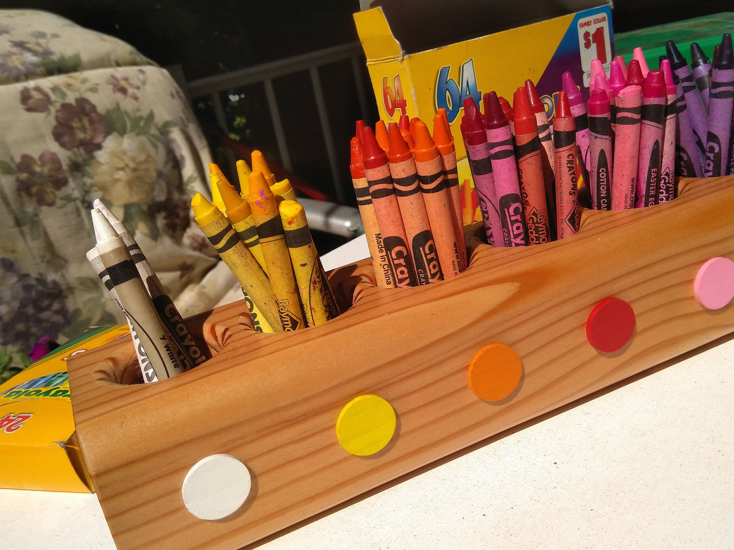 Crayon Organizer Desk Caddy Organizer Crayon Holder Crayons Etsy