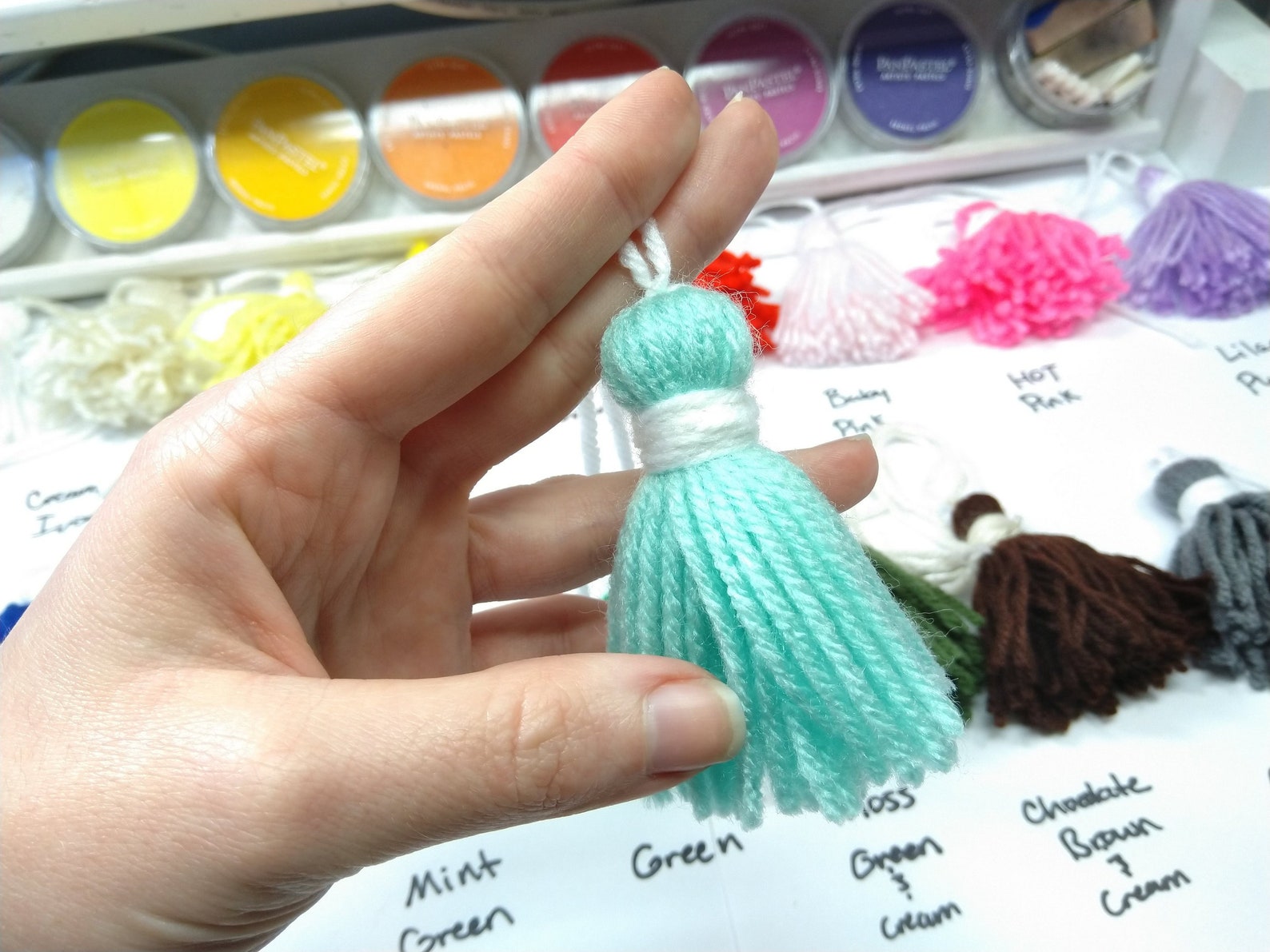 Bulk Set 25 Large Yarn Tassels 3&4 Tassel Etsy