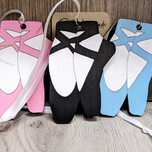 Ballet Slipper Ornament, Gift for Ballerina Dancer, Ballet Shoes Christmas Decor