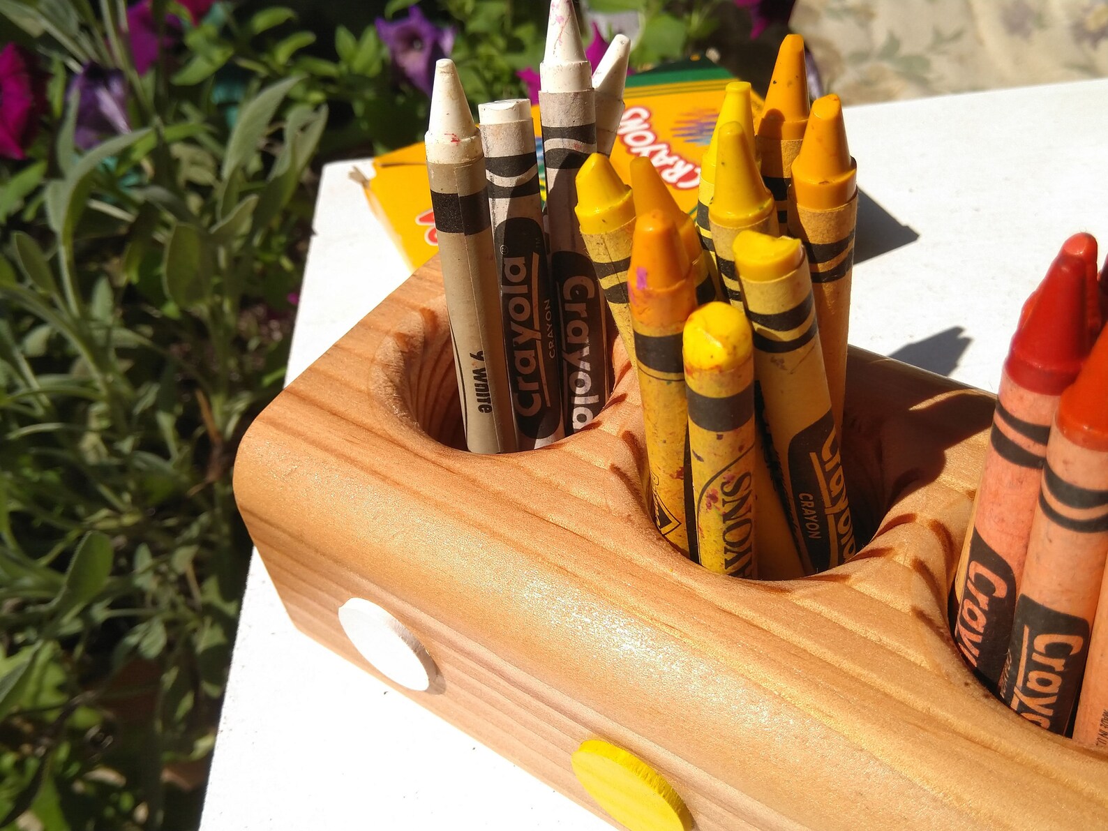Crayon Organizer Desk Caddy Organizer Crayon Holder Crayons Etsy