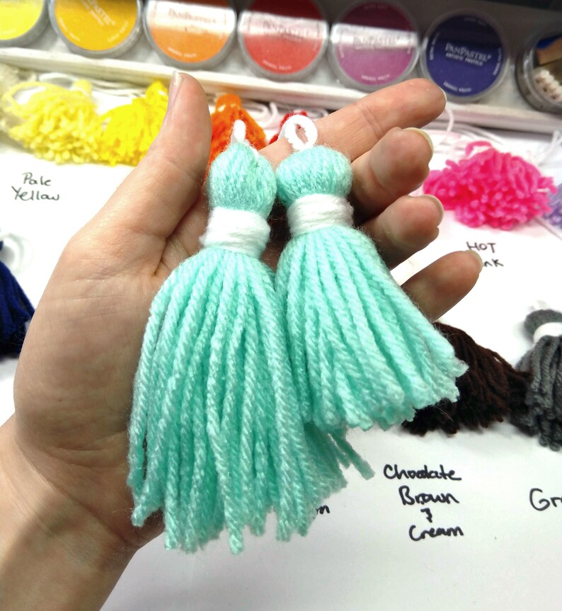 Bulk Set 25 Large Yarn Tassels 3&4 Tassel Etsy