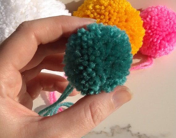 Wholesale 100 Pompoms, 3 Pom Pom, 4 Pom Pom, Bulk Pompoms, Pom