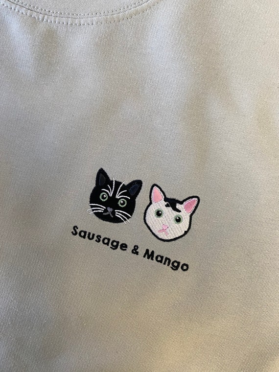 Personalised Embroidered Slanket Snoodie Sherpa Blanket Hooded Blanket With Cat Face s Perfect for Cat Mums and Cat Dads