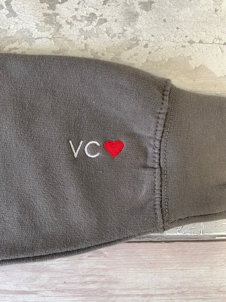 Personalised Embroidered Initials Hoody / Hoodie Etsy UK