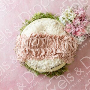 Pink Floral Newborn Digital Backdrop, Digital Backdrop for Newborn, Newborn Digital Background, PNG Baby Backdrop, Backdrop for Photoshop
