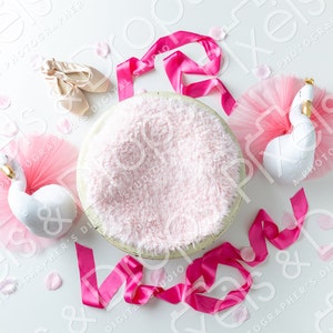Baby Ballerina Digital Backdrop, Digital Backdrop for Newborn, Newborn Digital Background, PNG Baby Backdrop, Backdrop for Photoshop