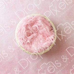 Pink Flokati Newborn Digital Backdrop, Digital Backdrop for Newborn, Newborn Digital Background, PNG Baby Backdrop, Backdrop for Photoshop