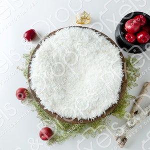 Snow White Newborn Digital Backdrop, Digital Backdrop for Newborn, Newborn Digital Background, PNG Baby Backdrop, Backdrop for Photoshop