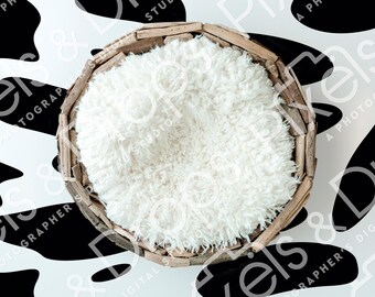 Cow print Newborn Digital Backdrop, Digital Backdrop for Newborn, Newborn Digital Background, PNG Baby Backdrop, Backdrop for Photoshop Moo