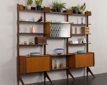 Mid-century wall unit "Ergo" by John Texmon, Norway 1960s