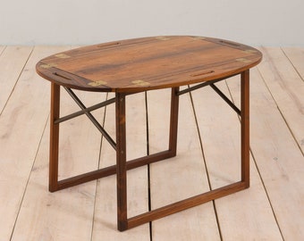 Vintage Rosewood Butler's Tray table by Svend  Langkilde, Denmark, 1960s