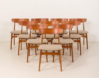 Rare Danish Teak Dining Chair by Farstrup Denmark 1960s, - Etsy