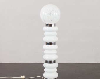 Carlo Nason Murano Glas bunte Space Age Stehlampe für Mazzega, Italien 1970er Jahre