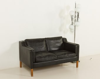 Stouby leather sofa, Denmark 1970s