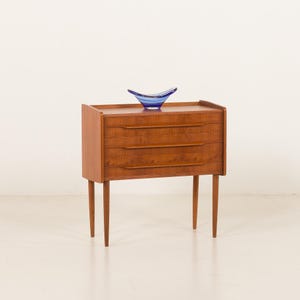 Small Danish teak chest of drawers or a night stand, 1960s