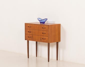 Small vintage Danish teak  dresser, 1960s