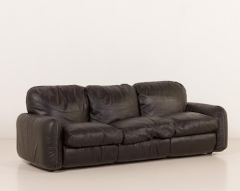 Vintage Piumotto Three-Seater Sofa by Arrigo Arrigoni for Busnelli, 1970s