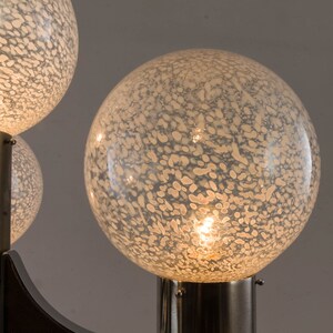 Sciolari floor lamp with 4 Murano glass shades, Italy, 1970s image 5