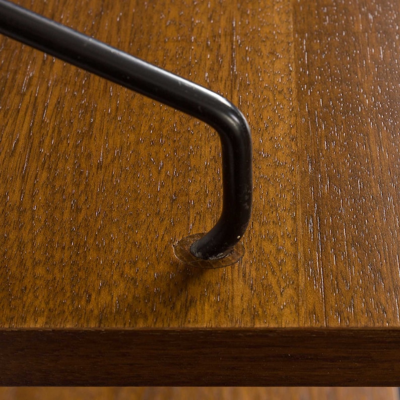 Poul Cadovius set of 3 extra deep walnut shelves for Cado, Denmark, 1960s image 8