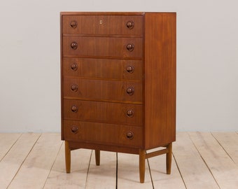 Danish vintage teak dresser by Kai Kristiansen, 1960s