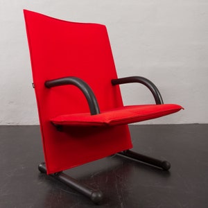 T-line high back lounge chair by Burkhard Vogtherr for Arflex, Italy 1980s image 2