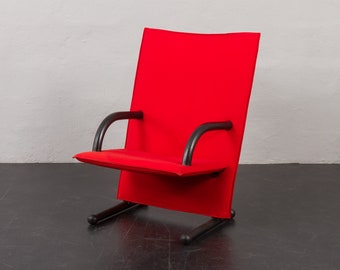 Chaise longue T-line à dossier haut par Burkhard Vogtherr pour Arflex, Italie années 80