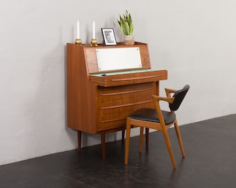 Danish mid-century multifunctional secretaire with hidden desk and vanity, 1960s