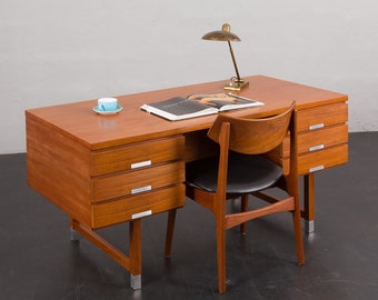 Kai Kristiansen teak desk model EP401 for Feldballes Møbelfabrik, Denmark 1960s