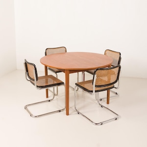 Mid century teak table with hidden extensions, Denmark 1960s