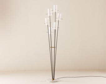 Italian mid century floor lamp attr. to Stilnovo, 1960s