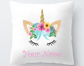 Unicorn pillow | Etsy Personalized pillow | Etsy