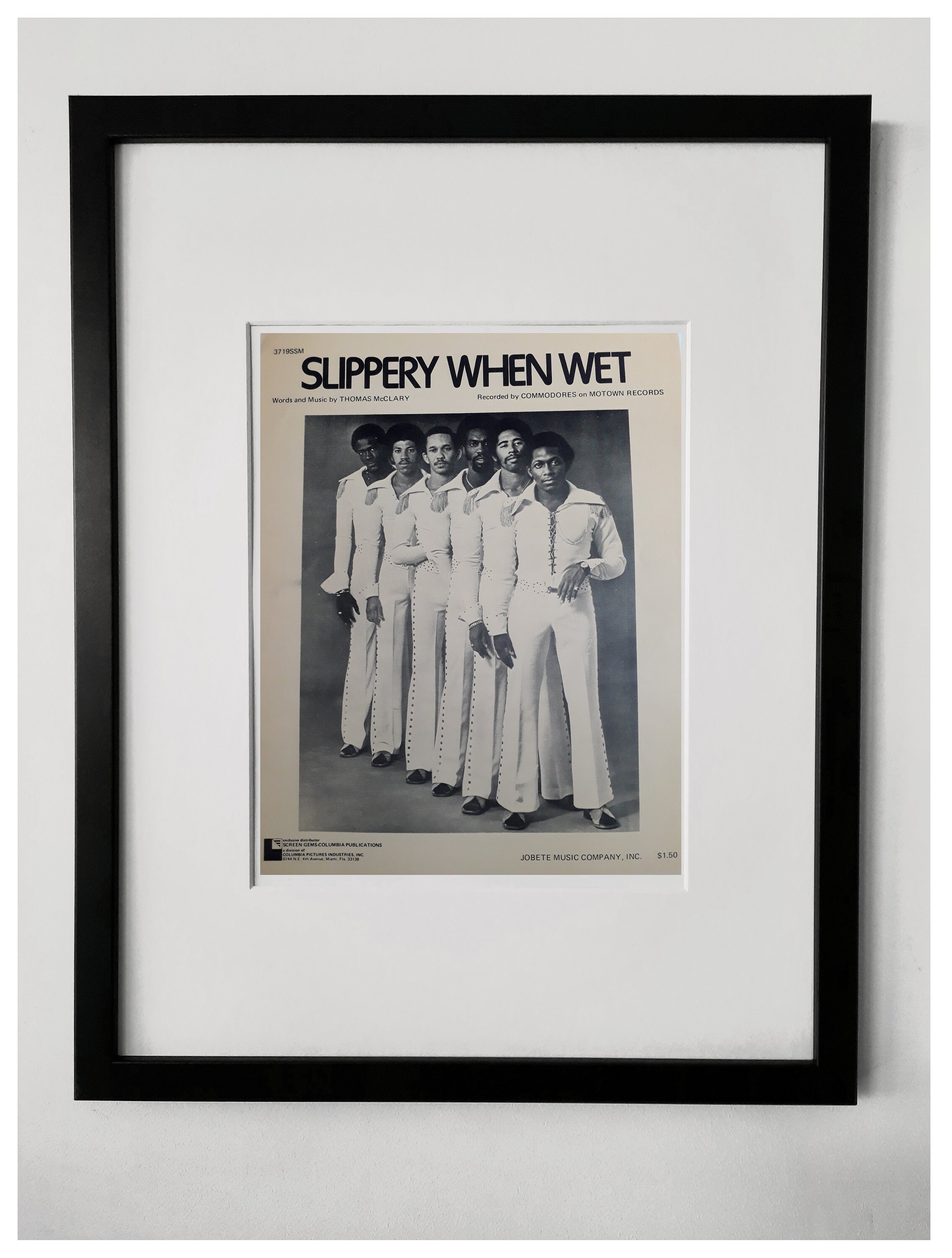 The Commodores Slippery When Wet Etsy