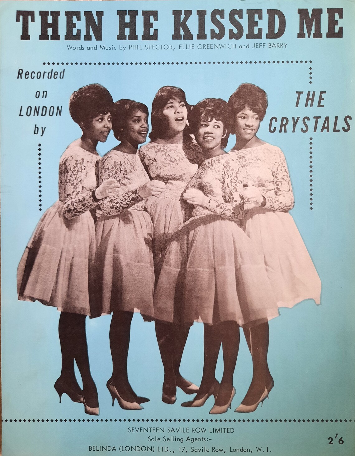 The Crystals Then He Kissed Me Etsy UK