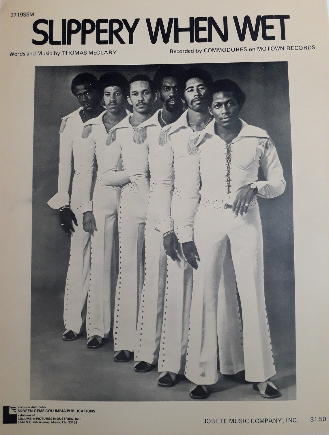 The Commodores Slippery When Wet Etsy UK
