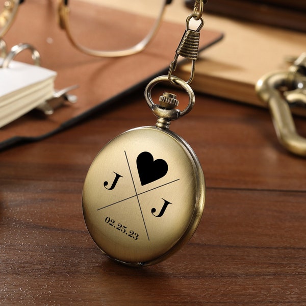 Custom Pocket Watch Etsy