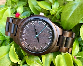 Unique Gift For Boyfriend Anniversary, Personalized Annivesary Gift, Mens Wood Watch