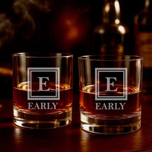 Personalized Groomsmen Whiskey Glass – Custom Engraved Whiskey Gift for Men, Premium Whiskey Glasses, Groomsman Proposal Gift