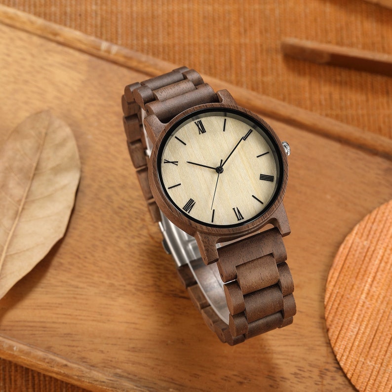 Wooden Watches, Wood Watch, Mens Wooden Watch,Wood Watches for him, personalize watch, Boyfriend Gift, Gifts for Dad, Gift 画像 2