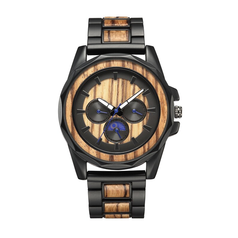 Man Watch, Wooden Watch, Wood Watch, Anniversary gift for man, Man Anniversary Gift, Wood Watch Man image 4