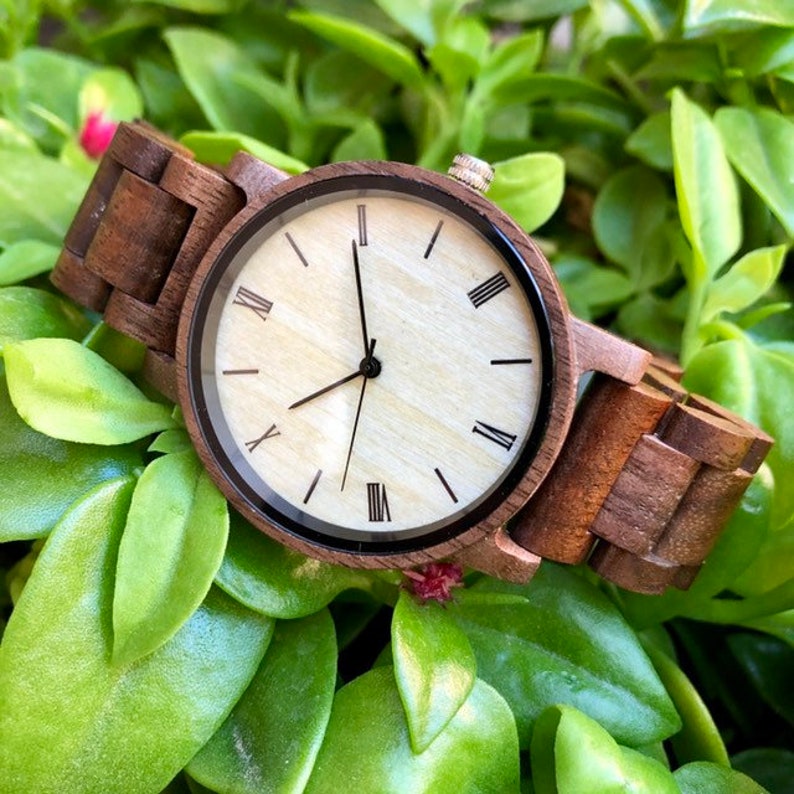 Wooden Watches, Wood Watch, Mens Wooden Watch,Wood Watches for him, personalize watch, Boyfriend Gift, Gifts for Dad, Gift 画像 5